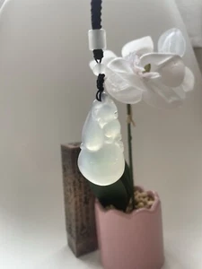 Beautiful jade vintage chinese necklace pendant antique - Picture 1 of 5
