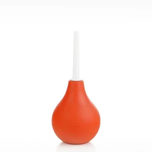 Prowler RED Small Bulb Douche Orange 89ml Anal Enema Colonic Irrigation - Picture 1 of 3