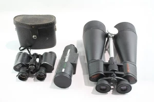 6nu5 8x30 USSR, Celestron SkyMaster 20x80 & Opticron Mighty Midget Optics - Picture 1 of 7