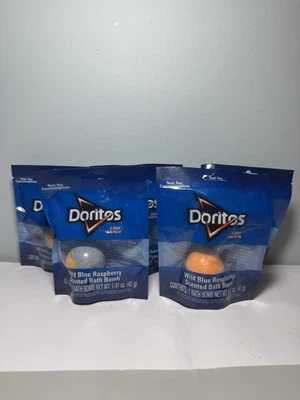 NEW 5x Doritos Cool Ranch Wild Blue Raspberry Scented Bath Bomb Lot Of 5 - Image 1 of 4