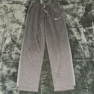 Nike Boys Therma Dri Fit Joggers Sweatpants Grey Fleece Bottoms Size XL Casual - Picture 1 of 6