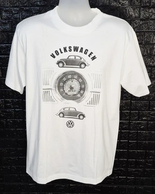 Camiseta masculina The Explorer by OHHO Volkswagen Beetle grande branca ponto duplo - Imagem 1 de 4