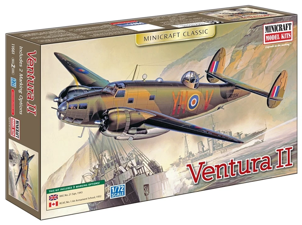MCR11661 - Minicraft 1:72 - Ventura II - Image 1 of 1