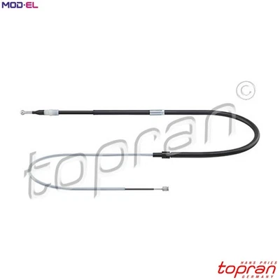CABLE PULL PARKING BRAKE 117 697 FOR VW CJAA/CFFB 2.0L CBZB 1.2L CTHD 1.4L 4cyl - Image 1 of 4
