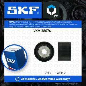 Aux Belt Idler Pulley fits MERCEDES G350 W463 3.0D 09 to 11 OM642.970 Guide SKF - Picture 1 of 2