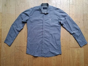Men's Massimo Dutti slim fitted striped shirt. XXL, fits like a large. - Picture 1 of 10