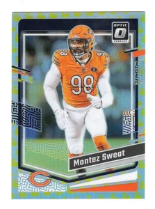 2023 Donruss Optic Montez Sweat Flex Emoji Prizm #197 Chicago Bears /149 - Bild 1 von 2