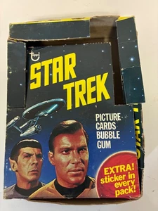 1976 Topps Star Trek Display Box and wrapper. - Picture 1 of 4