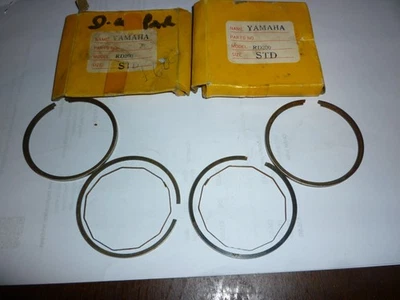 JUEGO ANILLO PISTÓN YAMAHA 52,00 mm, TAMAÑO STD, 397-11610-02 / 00 / 01, RD200 1974-76 Foto 1 de 4