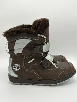 Timberland Snow Stomper Faux Fur Lined Boots Women 6.5 Brown - Image 1 of 4