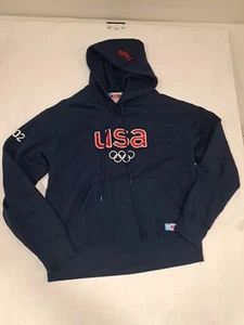 Vintage ROOTS Hoodie Sweatshirt Large Vintage 2002 USA Olympic Team Pullover Y2K L - Bild 1 von 9