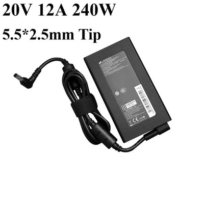 Original FSP 20V 12A 240W AC Adapter 5.5*2.5mm Tip Laptop Charger Power Supply - Image 1 of 4