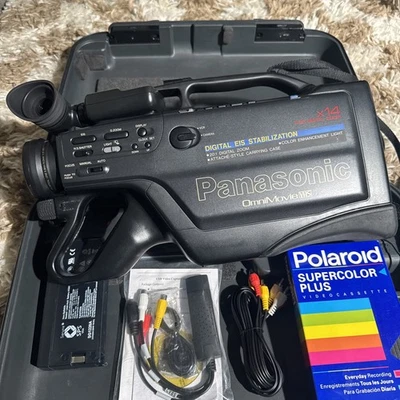 Vintage Rare Panasonic OmniMovie PV-960 VHS Camcorder - Tested w/ New Battery - Image 1 of 4