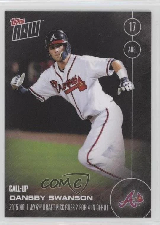 2016 Topps Now Topps Online Exclusive /1450 Dansby Swanson #367 - Image 1 of 2