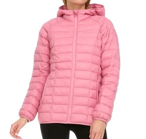 Spyder Packable Puffer Jacket Womens with Hood, Lightweight Full Zip Winter. - Picture 1 of 6