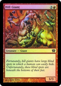 MTG FOIL Hill Giant  - 9th Edition #197 - Picture 1 of 1