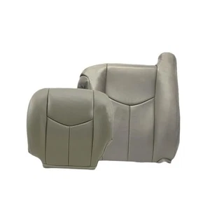 Driver Side Bottom & Top Lean Back Leather Seat Cover Fits for Chevy GMC Tahoe  - Picture 1 of 8