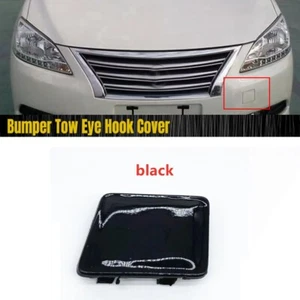 1Pc For 2013-2015 Nissan Sentra Front Bumper Towing Tow Hook Cover Cap Black - Bild 1 von 5