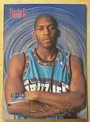 Felipe Lopez Rookie 1998-99 Fleer Brilliants #124B Vancouver Grizzlies Star Mint - Image 1 of 2