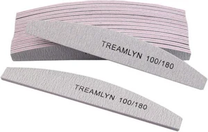 10 Pcs Rough Nail File 100/180 Grit, Heavy Duty Nail Files for Acrylic/Natural N - Picture 1 of 7