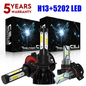 For Jeep Patriot Sport Utility 2.0L 2.4L 2010-2017 LED Headlight Fog Light Bulbs - Picture 1 of 18