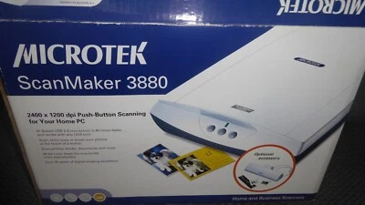 Microtek Flachbettscanner 3880 mit komplettem Zubehör - Bild 1 von 4