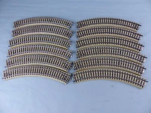 Lot de 12 rails courbes Ho réf 5120 1/1 MÄRKLIN MARKLIN bon état , LOT M - Picture 1 of 4