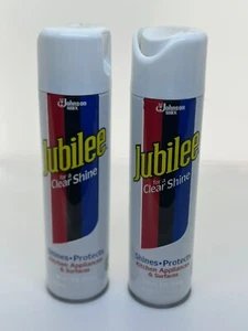 VTG Jubilee Clear Shine Johnson Wax Kitchen Appliance Polish & Surface Set of 2 - Picture 1 of 5