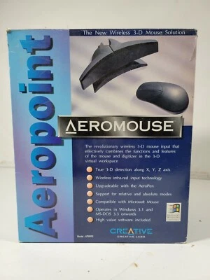 Vintage AeroMouse  Creative Labs 3D mouse - Image 1 of 4