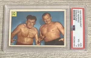 Lee Henning 1955 Parkhurst Wrestling #25 PSA 4 VG-EX G9 - Picture 1 of 2