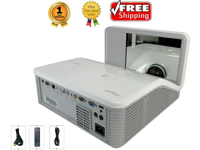 SMART UF70W DLP Projector Ultra Short Throw 3000 ANSI WXGA HD 1080i HDMI Remote - Image 1 of 4