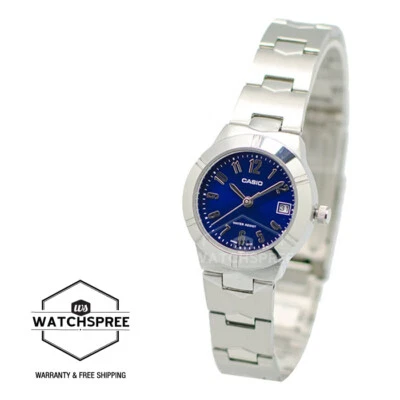 Casio Women's Classic Series S.Steel Band Watch LTP1241D-2A2 LTP-1241D-2A2 - Image 1 of 2