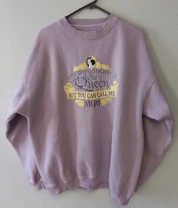 BIG DOGS MOM QUEEN FLEECE DAMEN SWEATSHIRT Large helllila - Bild 1 von 5