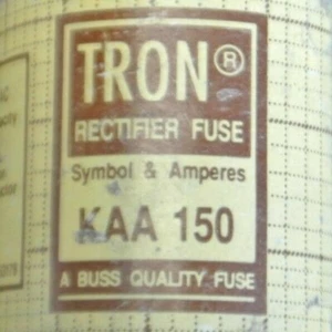 BOX of 5 / BUSSMANN / TRON KAA150 RECTIFIER FUSE / 150A / 130V / NEW SURPLUS - Picture 1 of 5