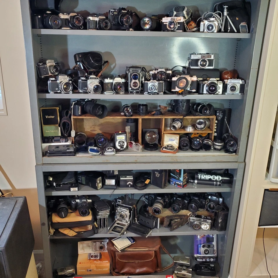 Lente mixta colección cámara 35 mm vintage Rollei, Nikon, Canon Zeiss, Graflex  Foto 1 de 4