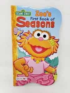 Bendon Sesame Street Zoe's First Book of Seasons Board Book - New - Picture 1 of 1