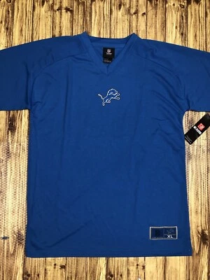 NFL Team Apparel DETRIOT LIONS DriFit Style Logo Youth Football Gym Shirt L/XL - Image 1 of 4
