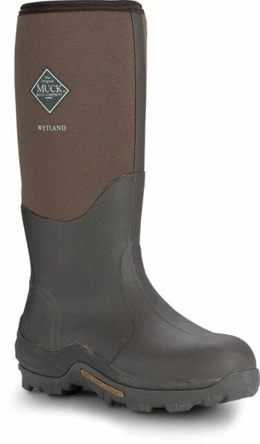 Muck Men's Wetland Waterproof Insulated Hunting Boots - Brown, 12 (WET-998K)