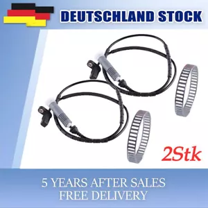 2x ABS-SENSOR + 2x ABS-RING HINTEN FÜR BMW 1er E87 3-ER E90 E91 E92 34526762466 - Bild 1 von 9