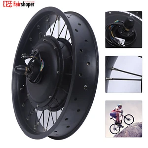 Kit Conversione E-bike 20 Pollici 48V Ruota Posteriore Bici Elettrica Mozzo Motore Set NUOVO - Foto 1 di 16