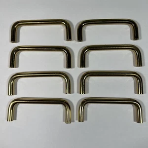Lot of 8 Brass Drawer Pulls 3in. Spread - Picture 1 of 2