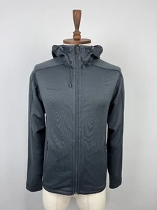 MAMMUT Blue Full Zip Outdoor Stretch Hooded Men's Hiking Sweater Jacket Sz S - Picture 1 of 24