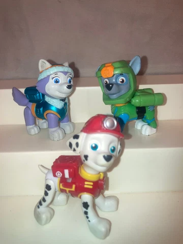 PAW PATROL ACTION PACK PUP METALIC EVEREST  MARSHALL ROCKY 2 1/4" figures Cover