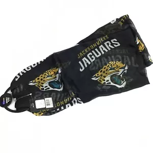 Jacksonville Jaguars NFL / Sheer Black Fashion Infinity Scarf Team Logo Mascot - Picture 1 of 2