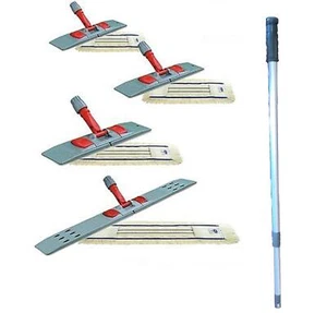 Wischmopp Set "Premium" mit Teleskopstiel 80 cm Baumwolle - Bild 1 von 8