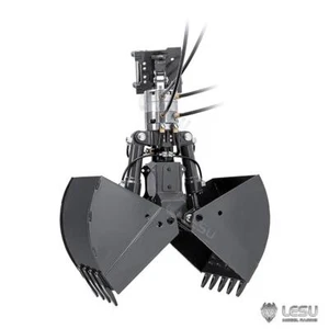 Metal Clamshell Bucket LESU 1:14 Hydraulic RC Excavator AC360 ET30H R945 SK500 - Picture 1 of 7