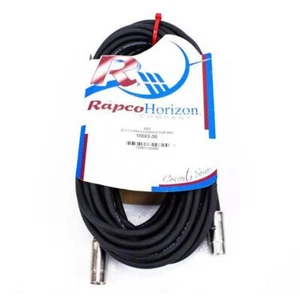 RapcoHorizon MIDI3-30 5-Pin (3-Pin Active) MIDI Cable, 30-Foot Cord Wire Audio - Picture 1 of 5