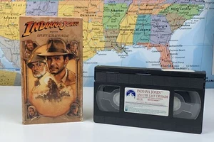 SHIPS SAME DAY Indiana Jones and the Last Crusade (VHS, 1990) Movie Lucas Film - Picture 1 of 10