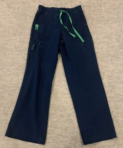 Carhartt Scrub Pants Women Small Navy Force Cross-Flex Utility Boot Cut Cargo XS - Picture 1 of 7