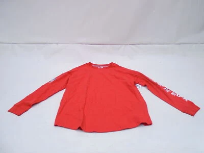 VOLCOM H3602200 USST MENS LONG SLEEVE TEE SHIRT RED X-SMALL - Image 1 of 4